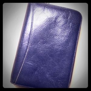 Franklin Covey Small Planner Binder Navy Blue